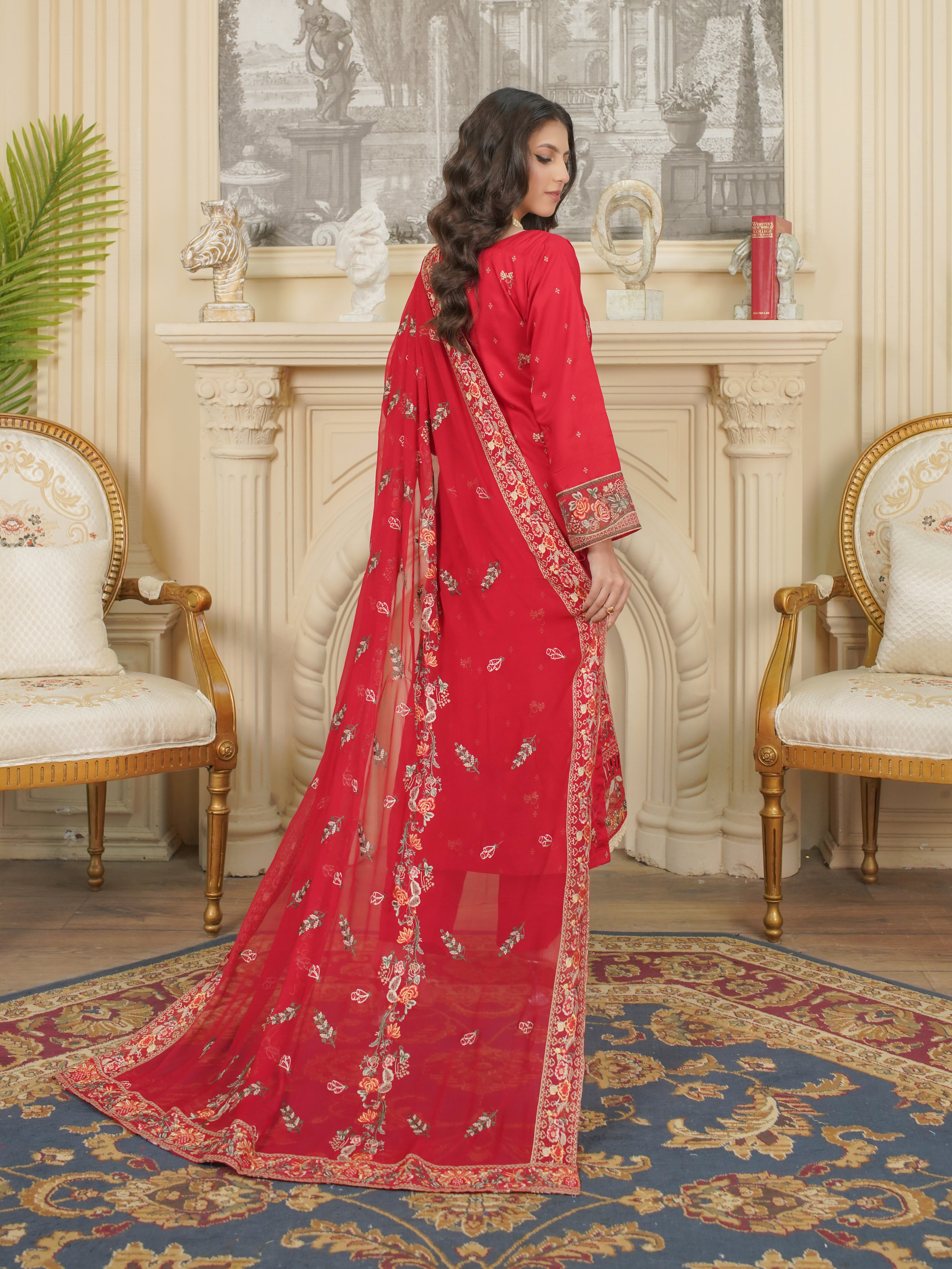 FEROZI DG-862B ( Unstiched Doria Viscose Collection)